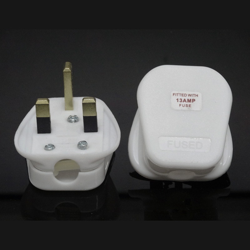 英式fused 英规英标 港式香港三脚方头带保险管bs装配接线插头13a