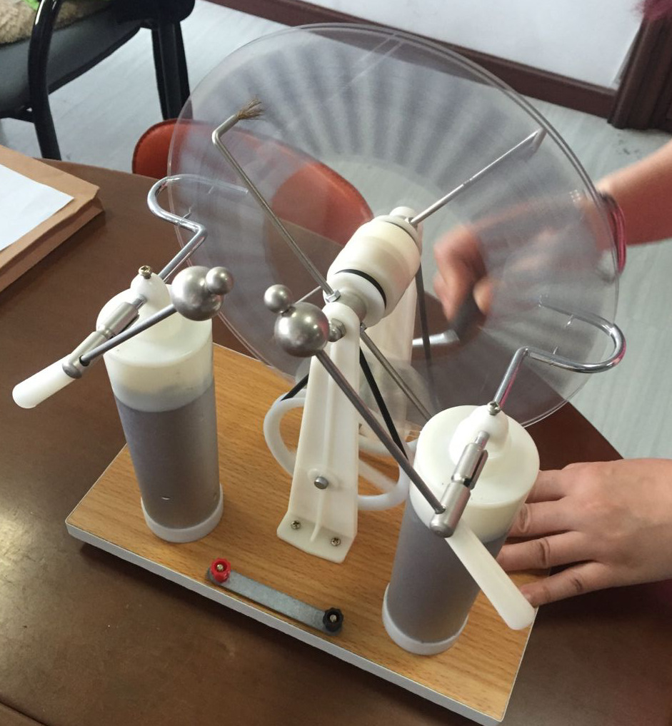 静电感应起电机j23008 静电发生器静电演示实验 教学仪器厂家直销