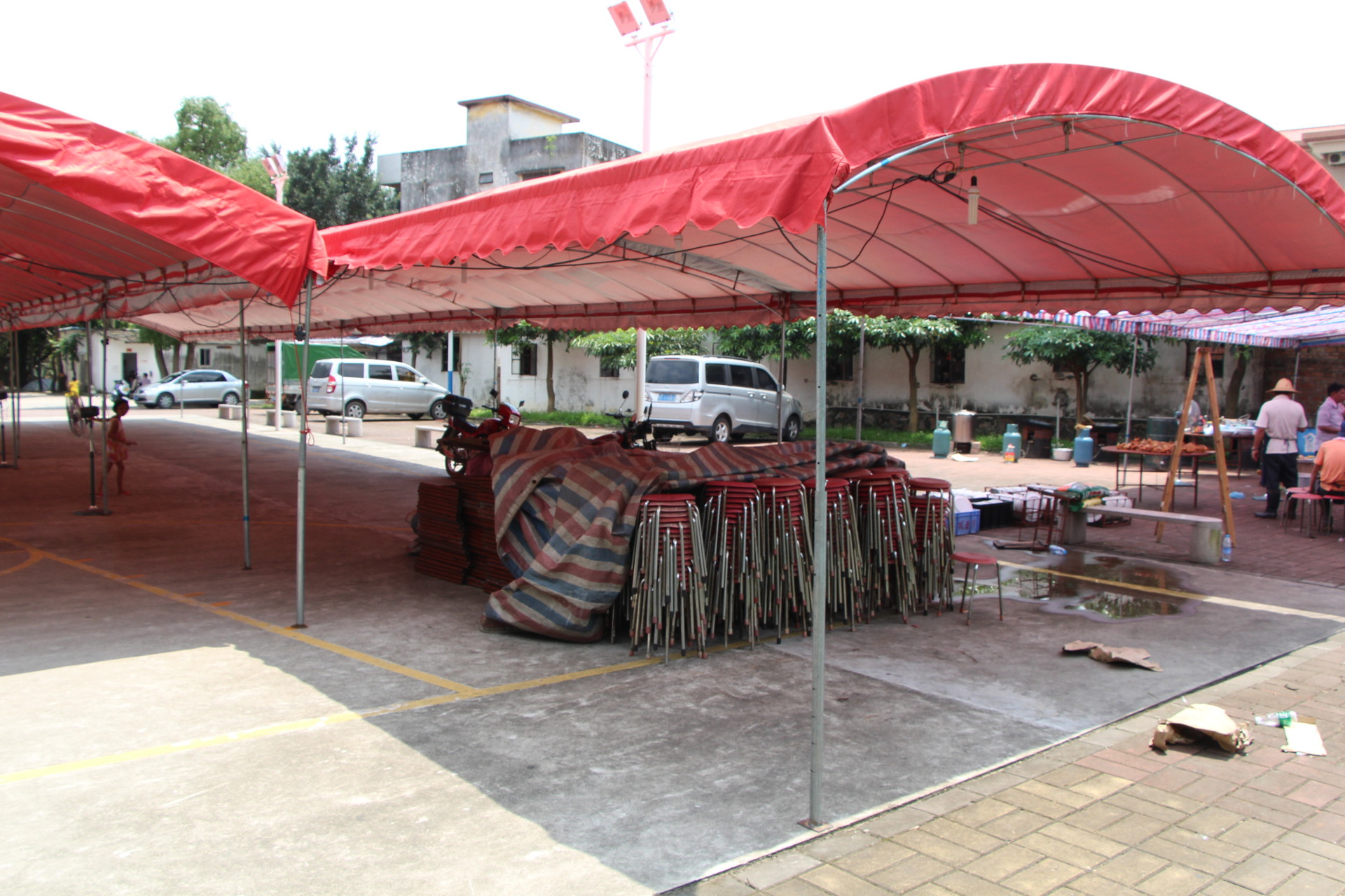 酒席棚 推拉篷 尖顶蓬 遮阳棚 折叠帐篷