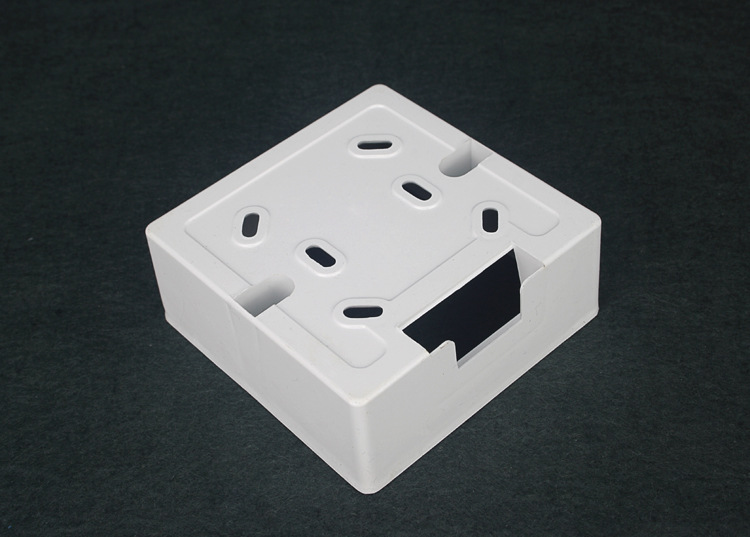 **特价包邮86型通用墙壁开关插座明装底盒 白色明盒厂家直.