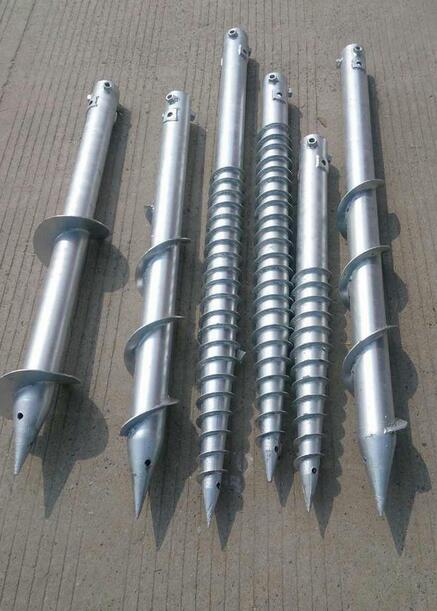 光伏支架螺旋钢桩 螺旋地桩 76*3.0*1500 节电设备