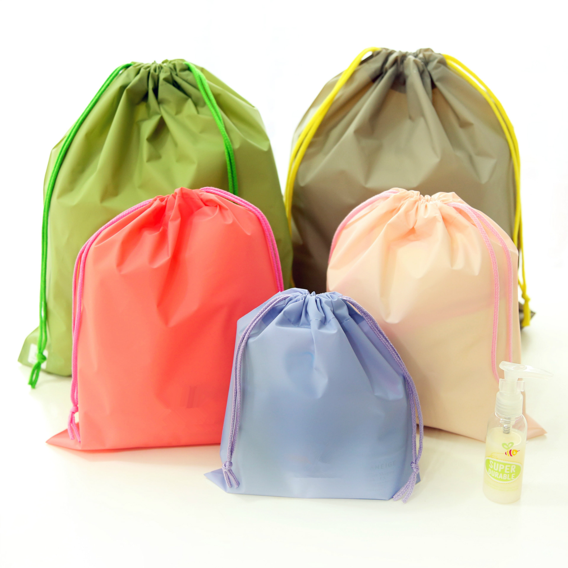 2017新品爆款 45*37cm毛巾收纳塑料包装束口袋 服装包装袋 定制产