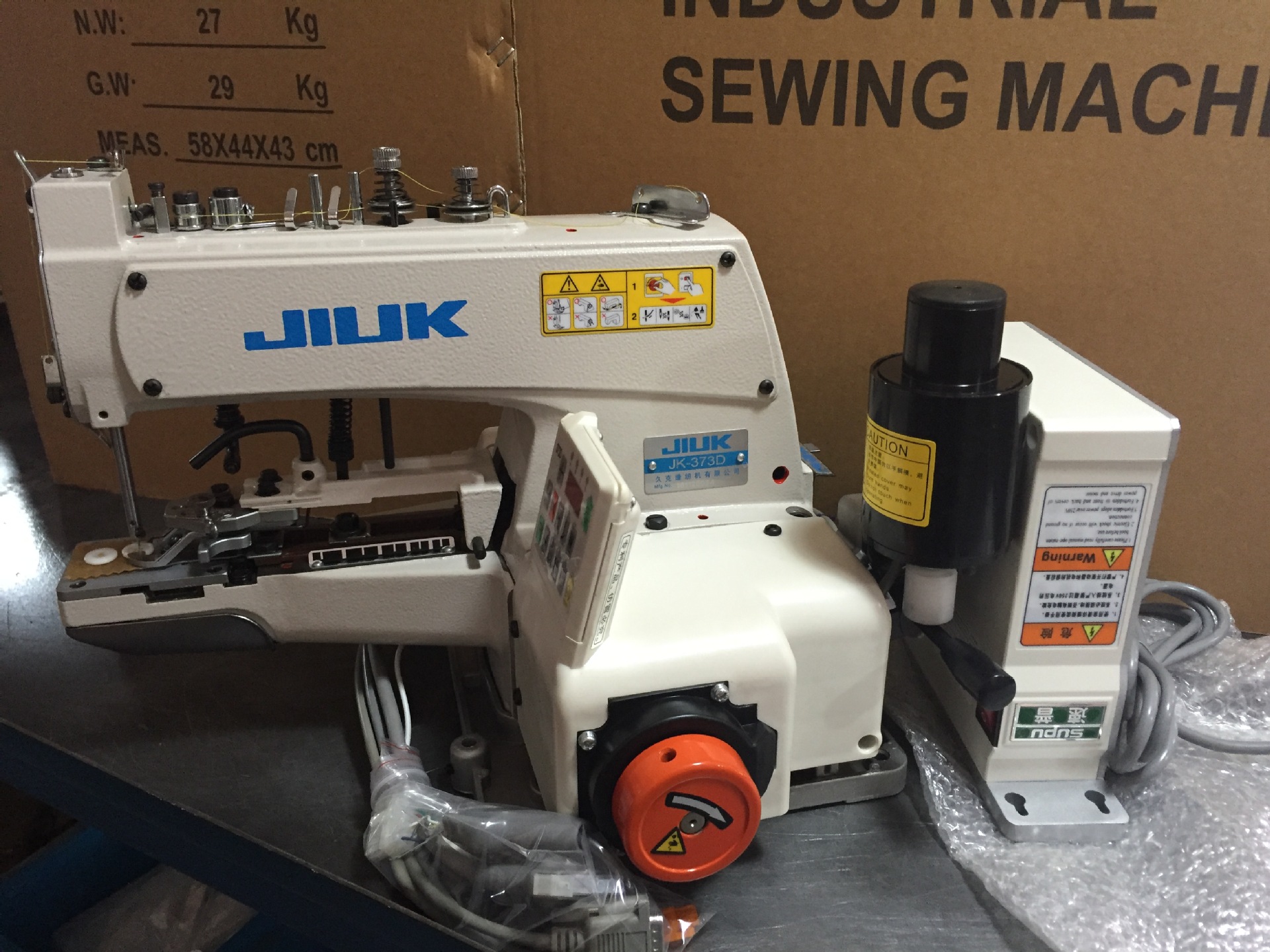 厂家直销373 1377d直驱钉扣机 雨伞订 袜标 订立扣 钉扣缝纫机