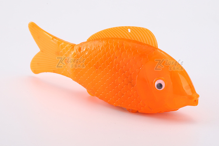 电动鱼批发 摇摆鱼 全身发光有音乐 自由鱼 电子鱼 电动玩具-轨道交通