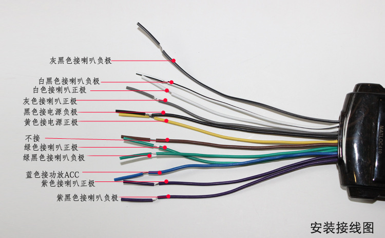 音频头正负极区分图解图片