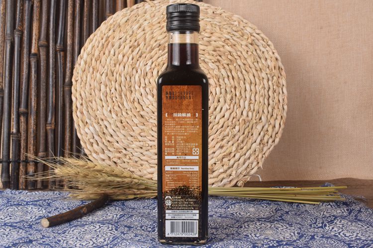 台湾原装进口调味品食品弘益胡麻油黑芝麻油270ml装