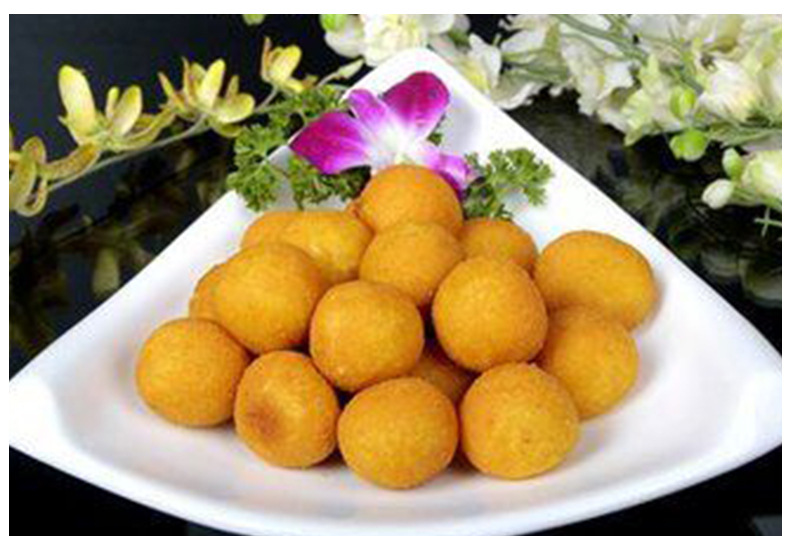 香芋地瓜球 香芋丸 魔芋丸 炸鸡店甜品 冷冻半成品油炸小吃-阿里巴巴