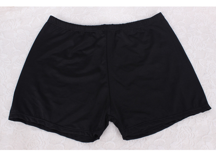 厂家批发平角泳裤男士游泳衣温泉中老年泳裤游泳馆专供泳裤黑色