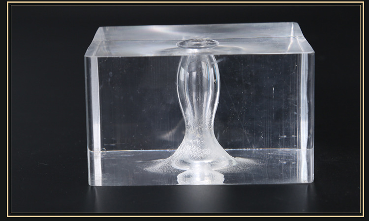 有机玻璃 浇涛管 水晶透明 正多边形 亚克力 磨砂圆管 水晶波棍头