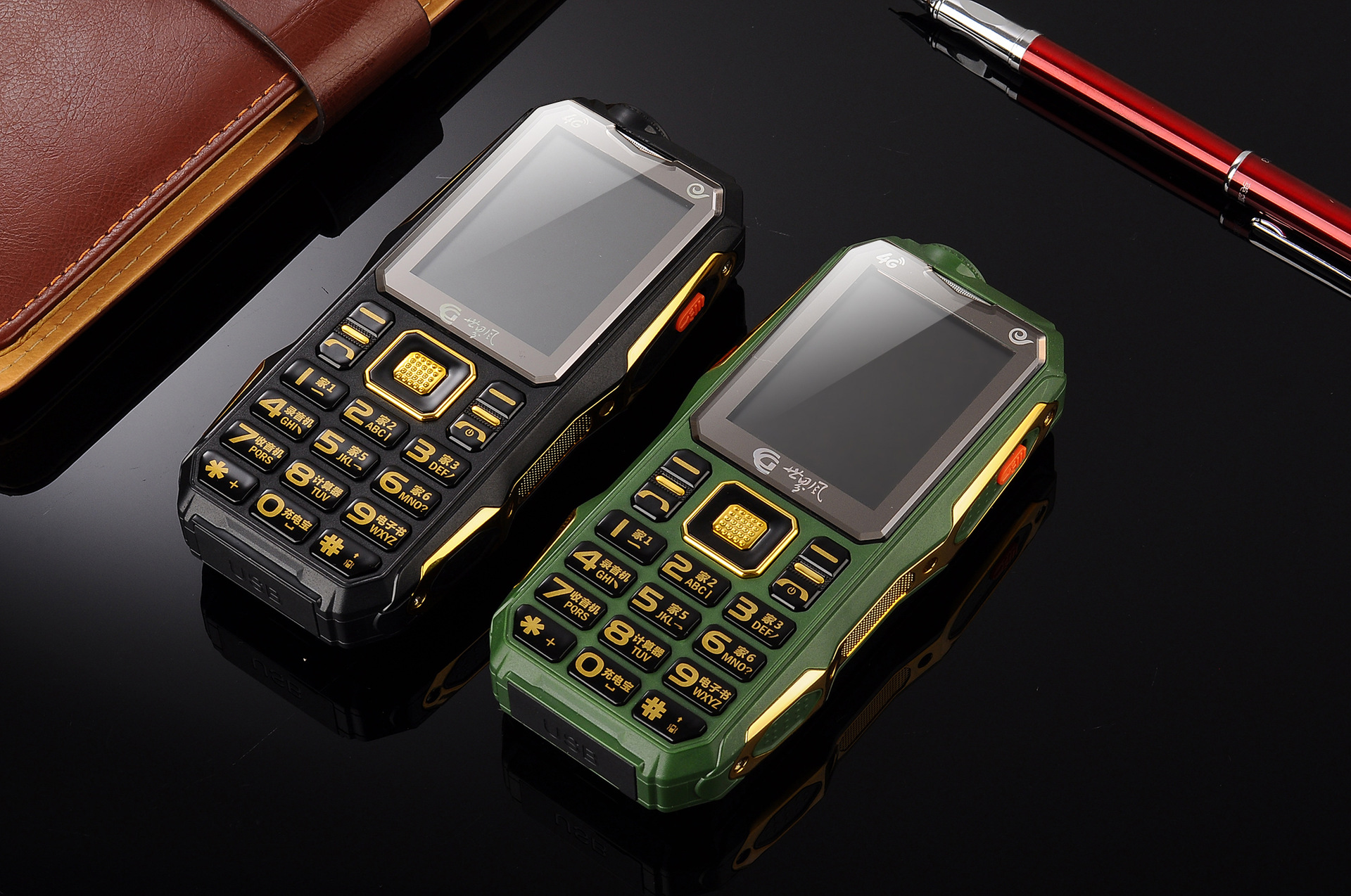 军工三防3卡3待全网通老人电信手机待机180天cdma大哥大手机三网通