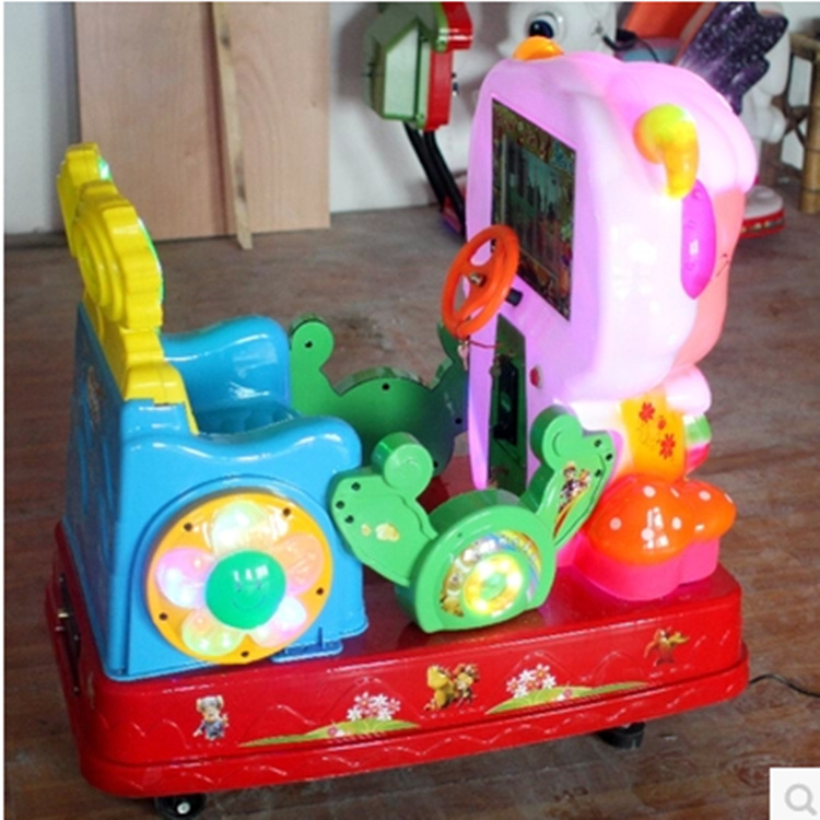 摇摇车2016新款儿童投币3d小福羊投币电子游戏机厂家直销摇摆机