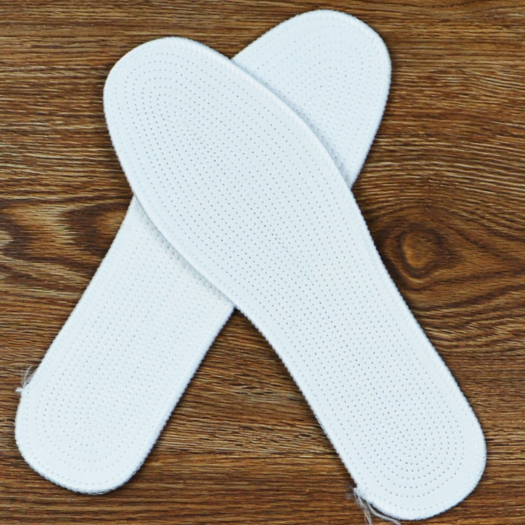 圈线质量无纺布军训纯棉布鞋垫吸汗透气鞋垫全棉防臭鞋垫批发