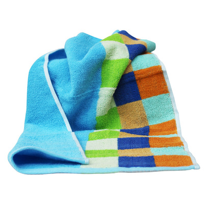 洁丽雅 棉 时尚格子 吸水面巾 彩色毛巾 6967