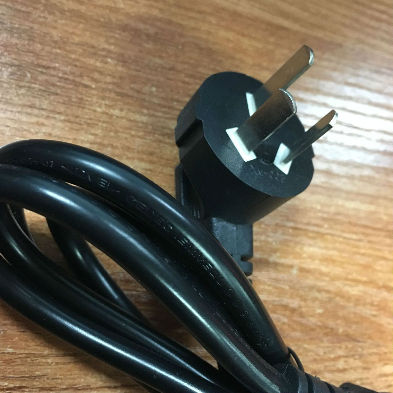 5米国标中规三插线 品字尾电源插头线 ac电源线 白