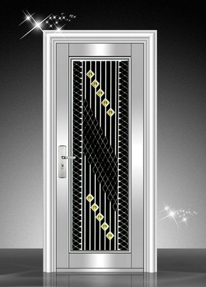 特惠304不锈钢门 白钢门 厂家直销 不锈钢防盗门 进户工程户外门