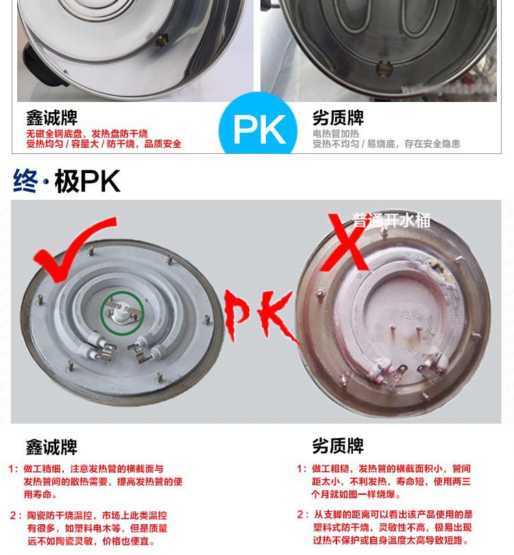 不锈钢电热开水桶 奶茶桶凉茶绿豆汤甜汤保温桶