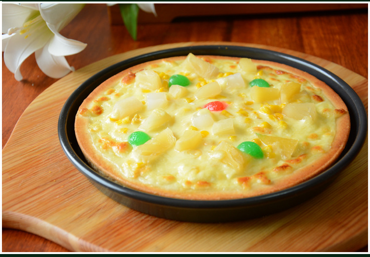 9英寸果缤纷披萨20个/箱 批发料理匹萨冷冻食品速冻芝士比萨