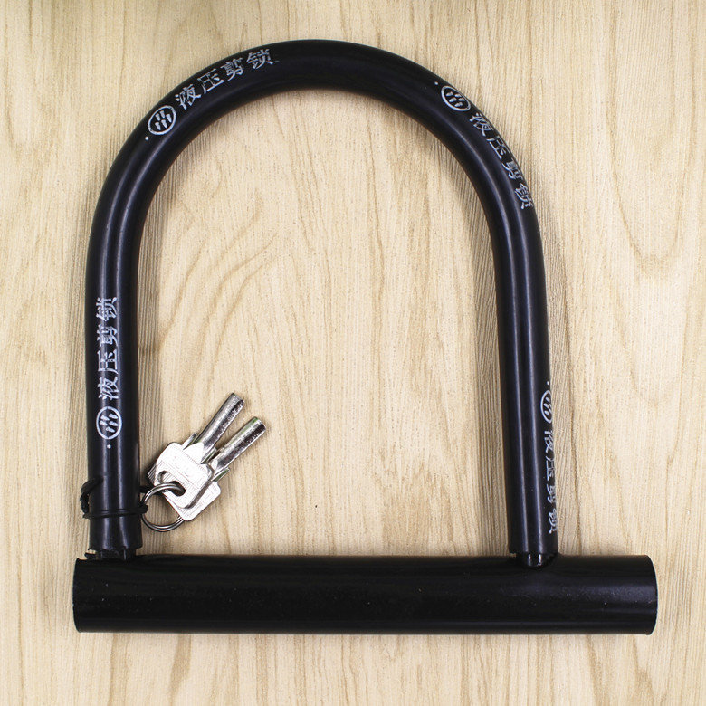 wa07 加粗恒申602u型锁 电动车摩托车锁 抗液压自行车锁