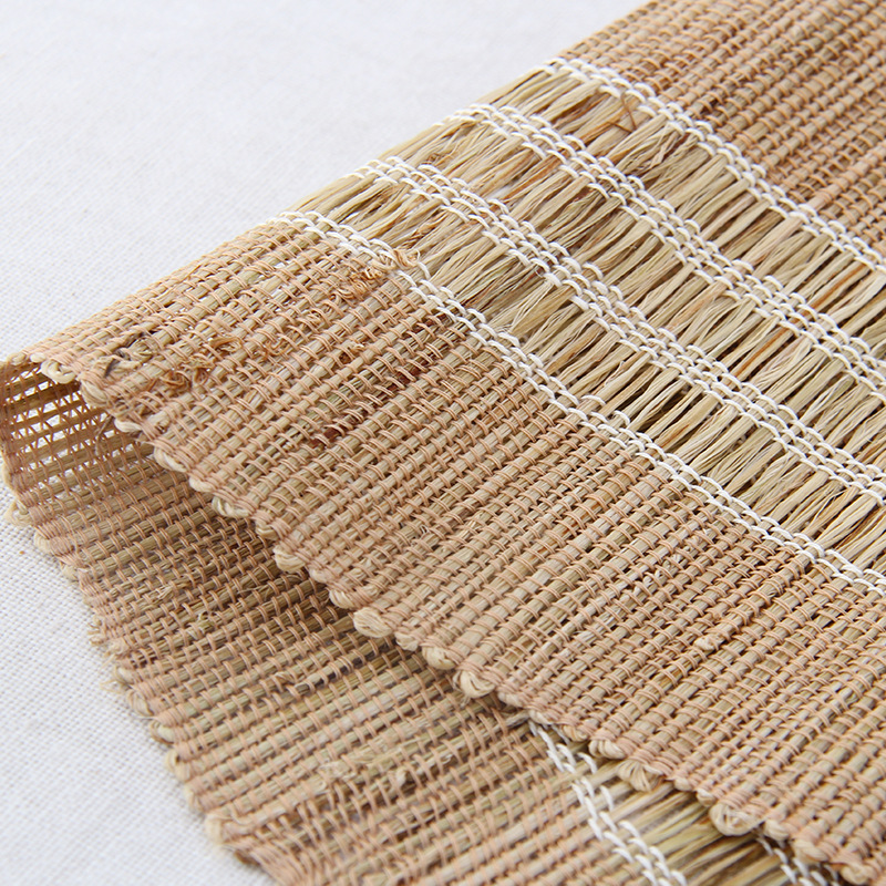 天然麻布 纯手工编织苎麻 简约夏布 挂帘茶席背景装饰面料
