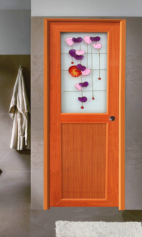 厂家直销供应 外销 洗手间pvc门 塑料卫生间门 塑胶厕所平开门