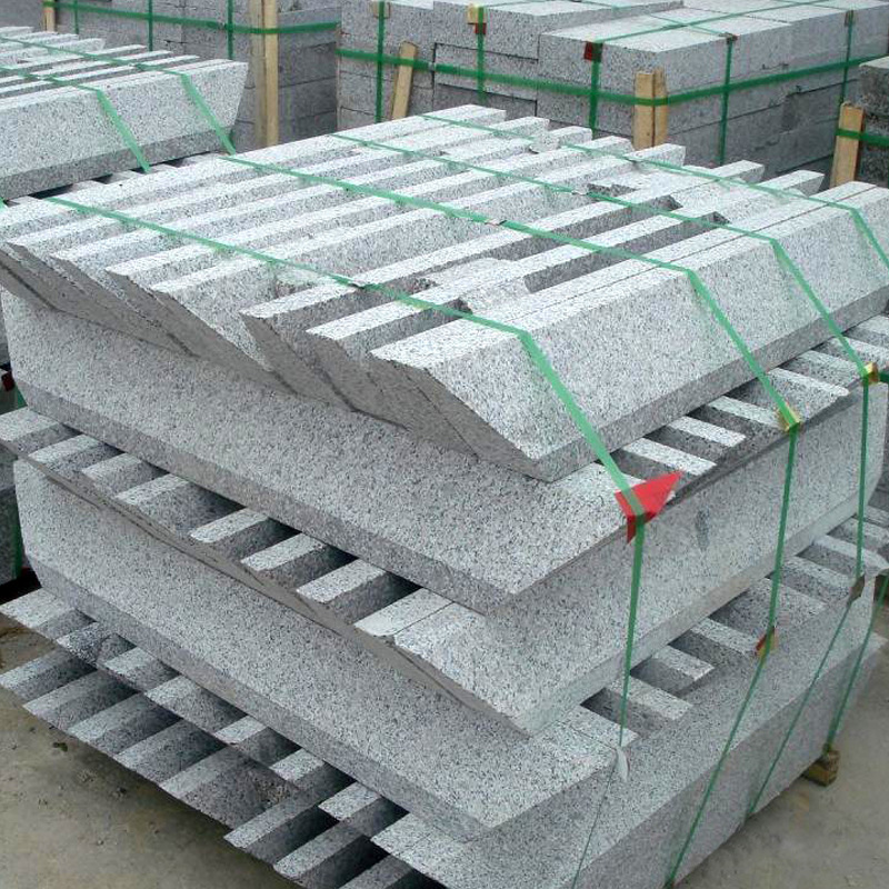 山东五莲花倒角路沿石 路边石 路侧石 北方优质五莲花石材厂