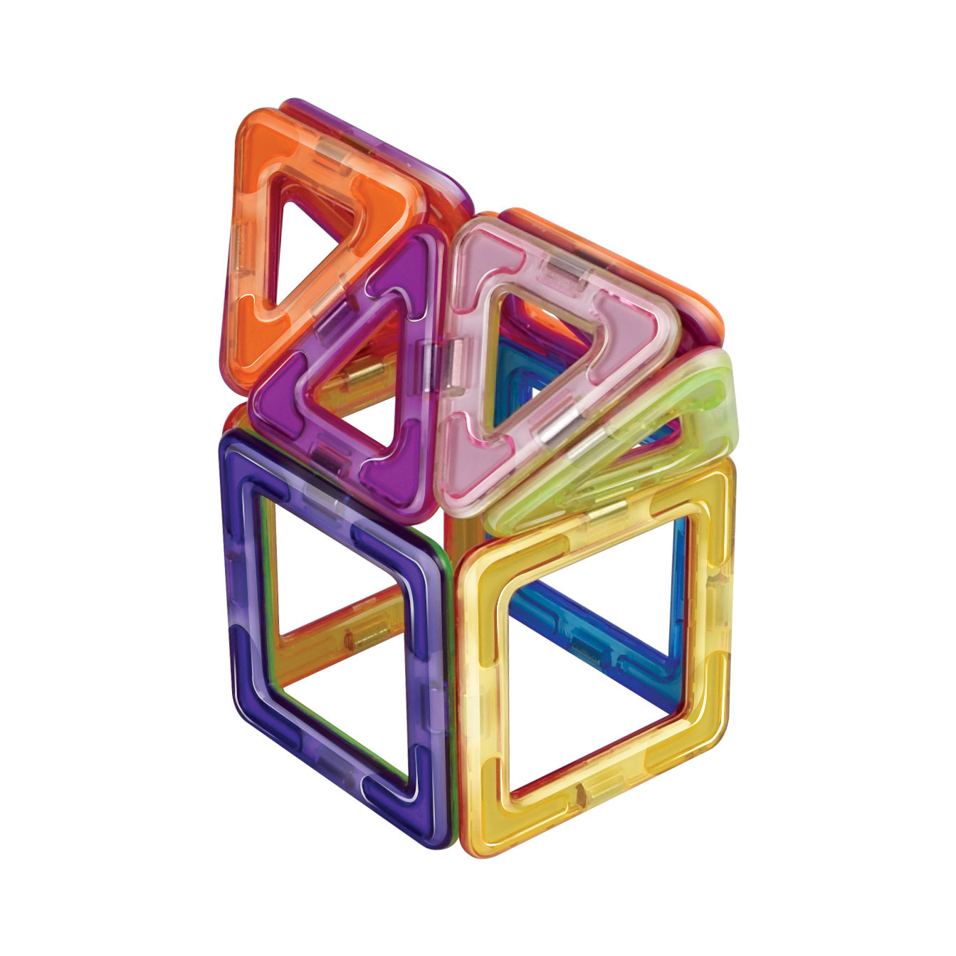 磁力片30片磁性磁铁积木 儿童早教益智拼