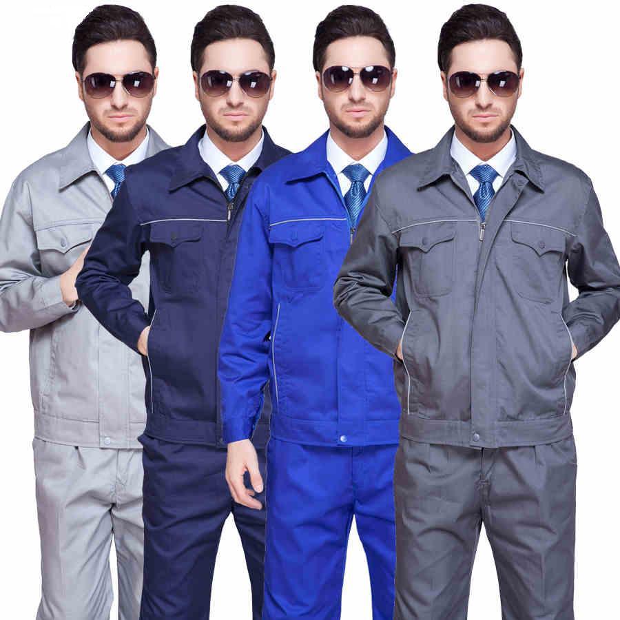 Reflective Stripe Workwear Labor Protection Clothing Suit Workshop Auto Repair Anti-Fouling Workwear Workwear Workwear