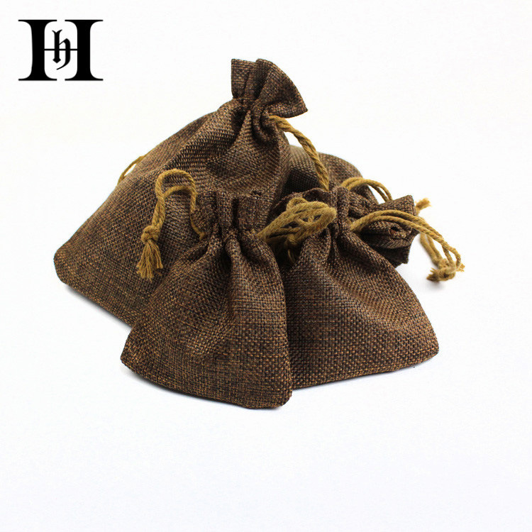 布抽绳束口袋礼品首饰品小布袋麻布收纳袋批发多尺寸7*9 - 阿里巴巴