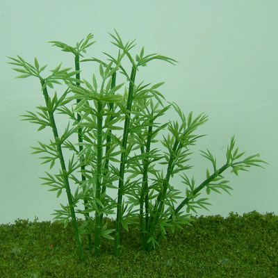 迷你仿真植物竹子 迷你塑料假树 田园清新风格微缩场景装饰批发