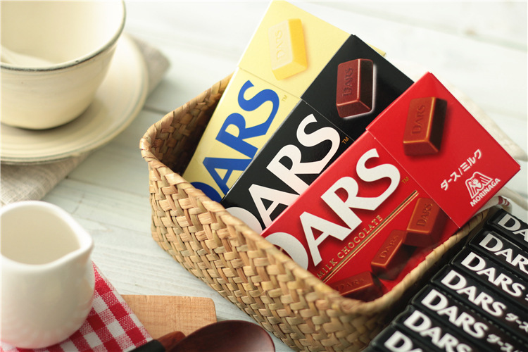 日本进口森永dars达诗牛奶黑巧克力42g 3口味巧克力零食 行货批发