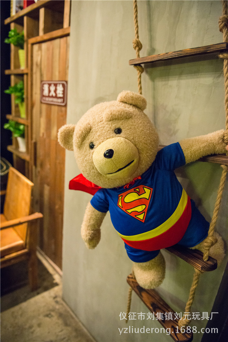 ted囧熊毛绒玩具 ted萌贱熊公仔 卡通毛绒熊公仔一件代.