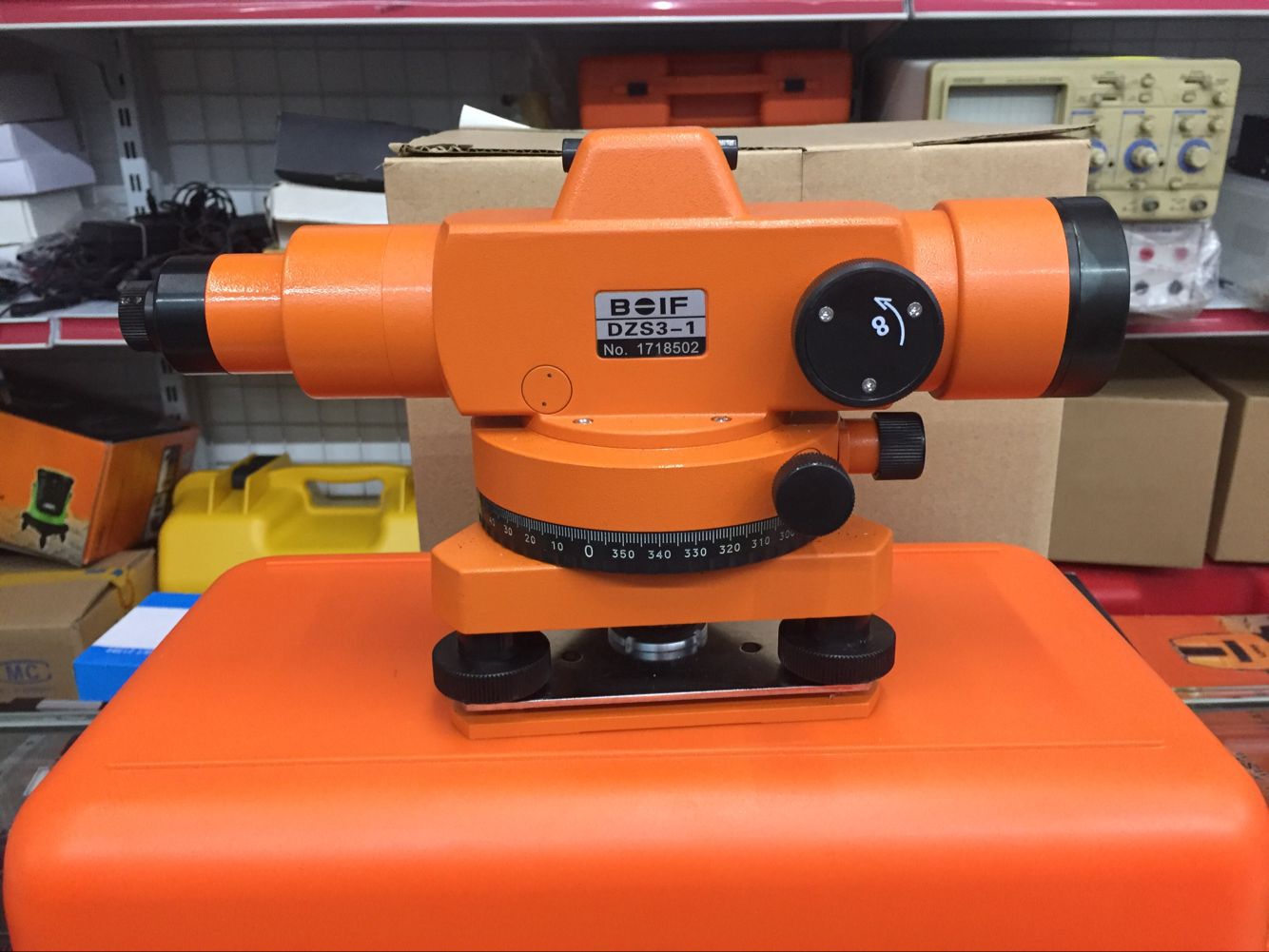 北京博飞dzs3-1自动安平水准仪(大水准)配备5米塔尺 三脚架32x倍