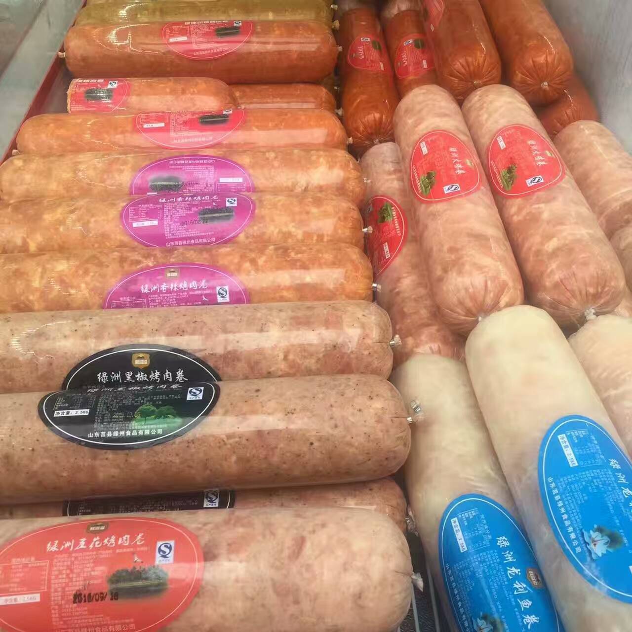 冷冻鱼肉卷 原味 5斤1卷 龙利鱼卷各种肉卷 火锅丸子 麻辣烫