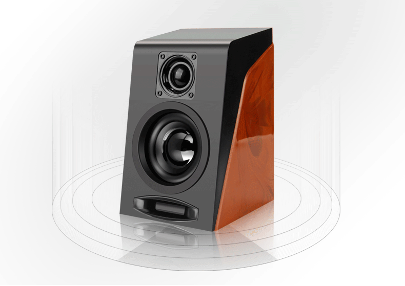 原装第一眼950台式笔记本电脑音箱木质重低音炮usb桌面音响直销