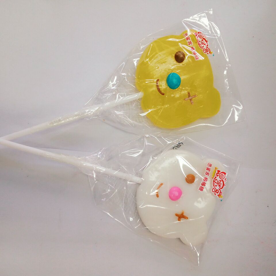 思蜜客小熊造型工艺棒棒糖 硬质糖果 儿童棒棒糖 休闲食品40g