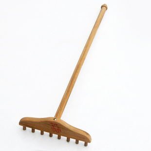 旅游工艺品批发 木制猪耙 猪八戒钉耙 九齿钉耙木质兵器表演道具