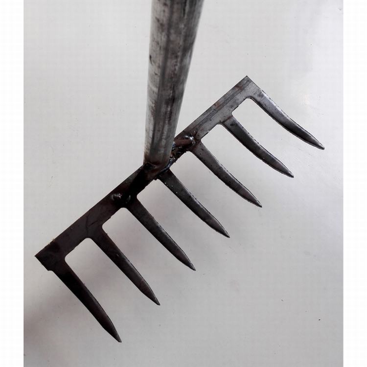 5米七齿钢管草耙 园林草耙 铁耙 钉耙 厂家直销齿耙