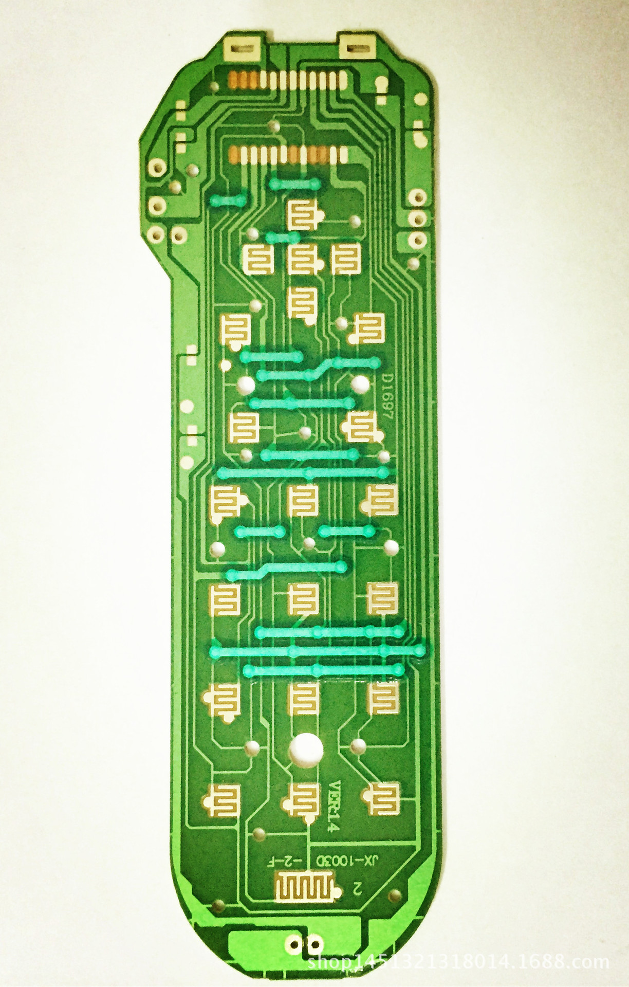 家用电器遥控器碳油电路板贯孔双面板pcb电路板