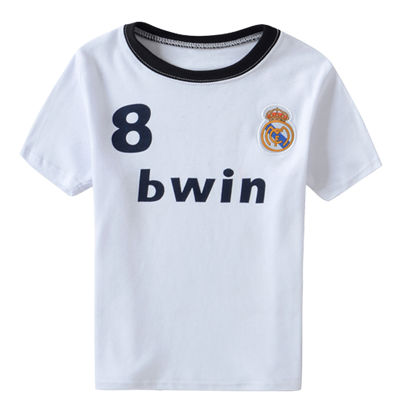 纯棉中小男童皇马(bwin)球衣队服足球-足球服