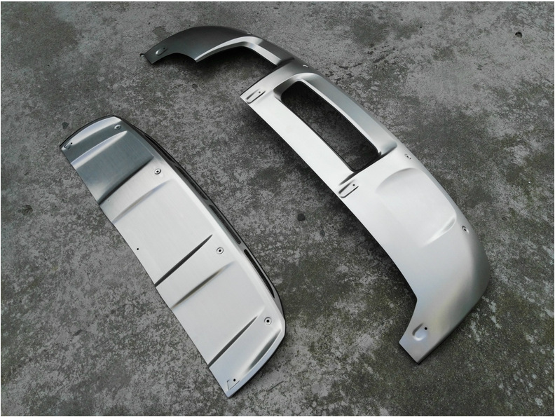 批发16款奥迪改装q3不锈钢前后护板 前后挡板防护汽车用品