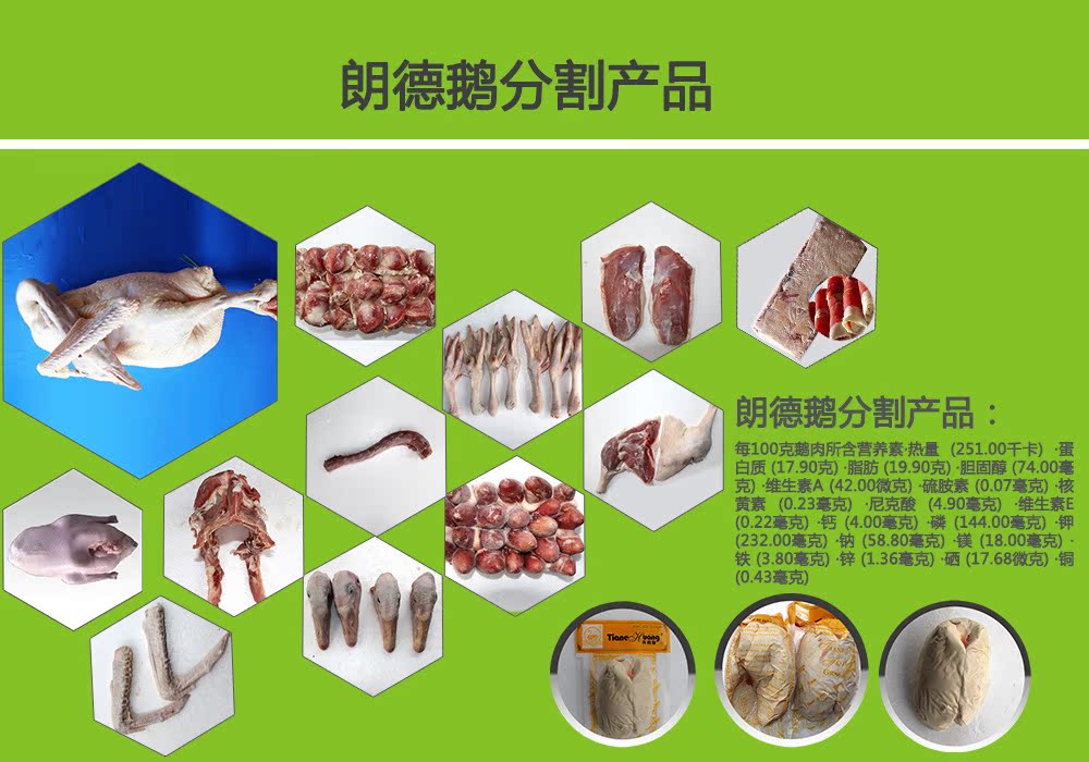 商家供应新鲜鹅腿 供应冷冻鹅体鹅腿白条鹅鹅腿批发