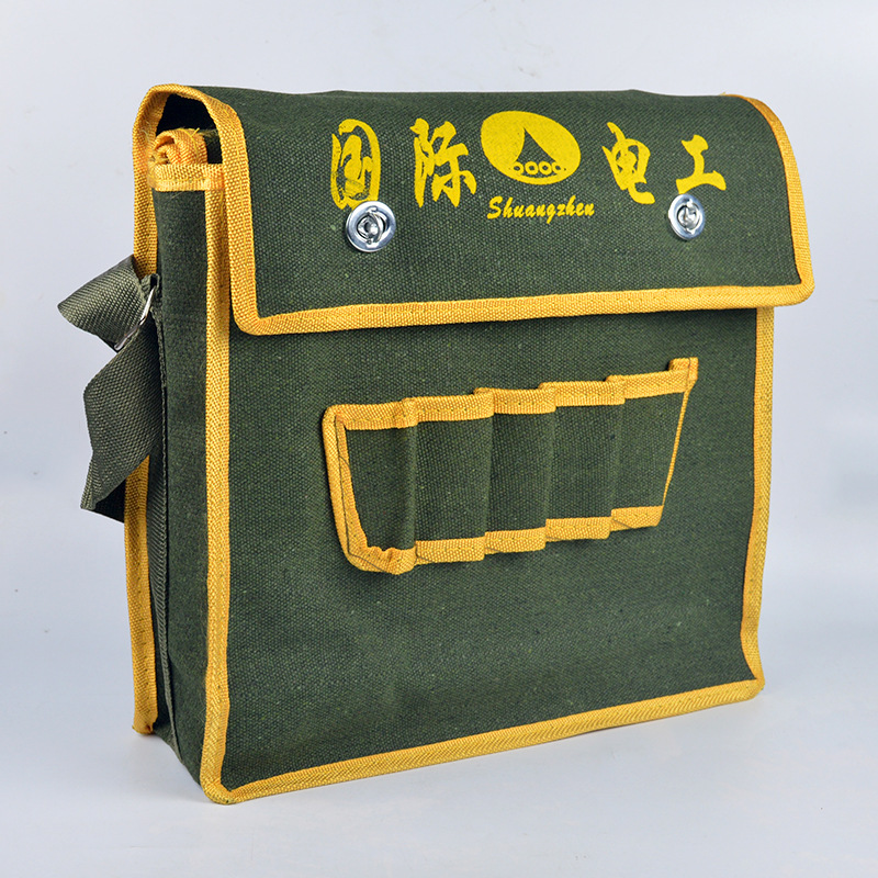 厂商定制帆布多功能家电维修工具包电工腰包可来样加工可印logo