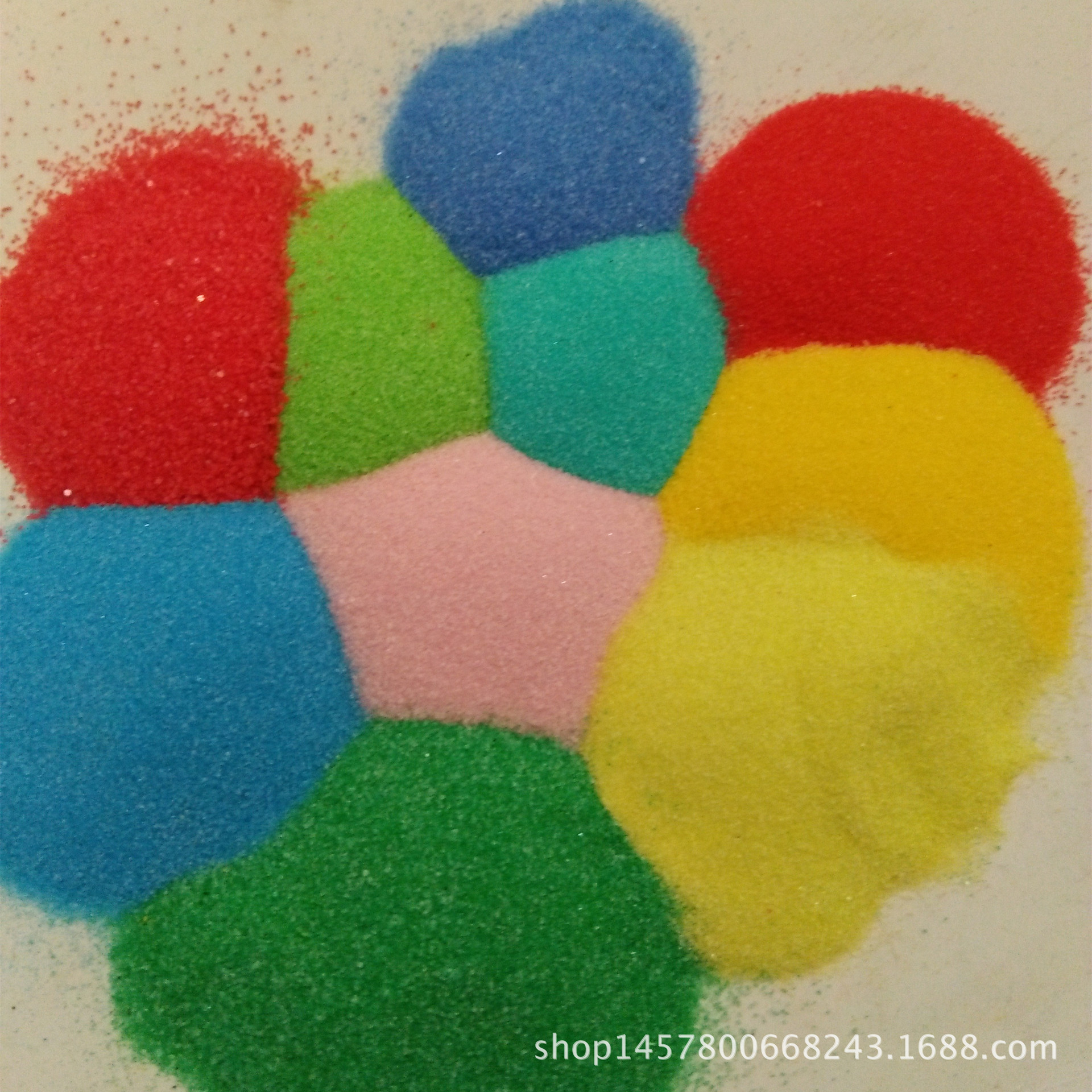 供应染色彩砂 天然彩砂 各种颜色砂子