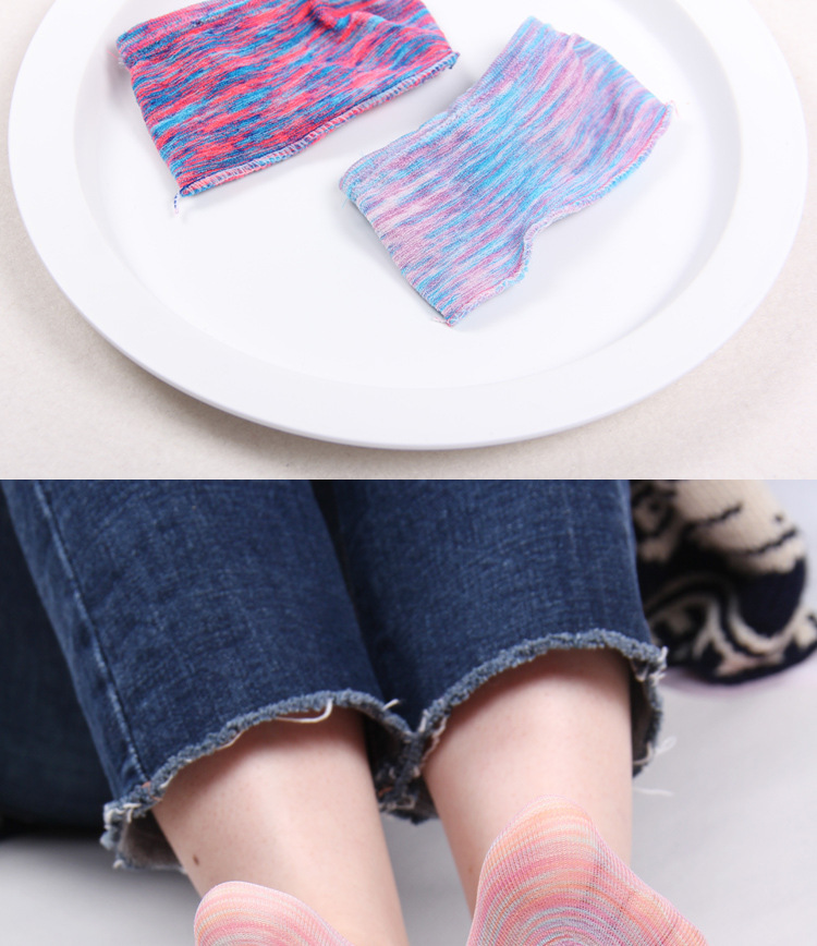 外贸原单迷彩硅胶防滑隐形船袜 魔术袜子批发