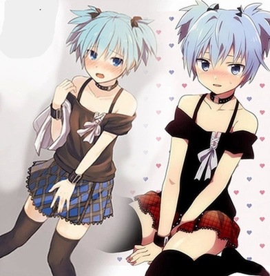 暗杀教室 潮田渚cos 女装cos送袜子