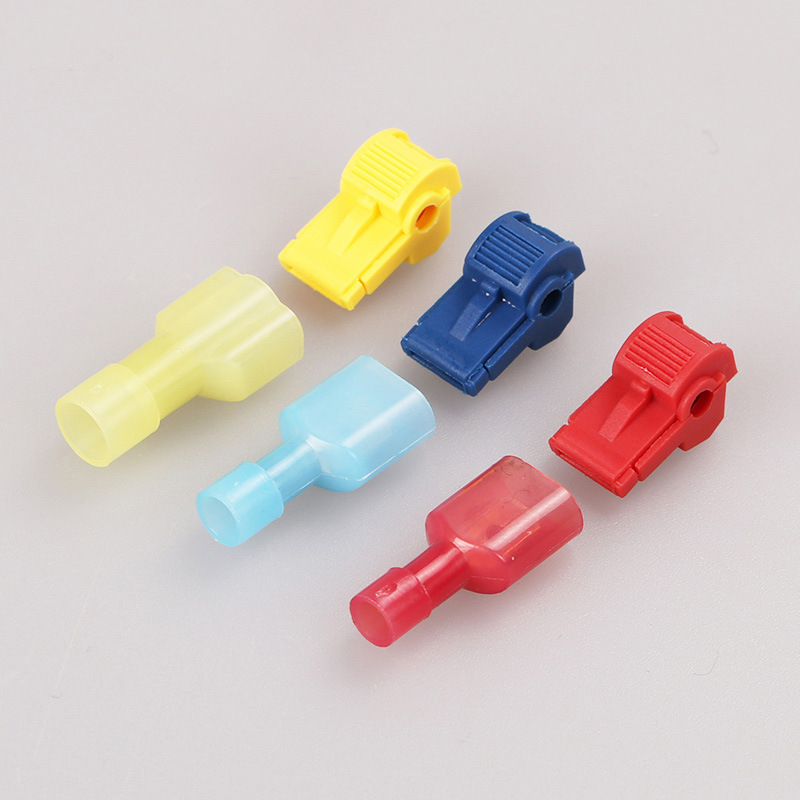 Mdfn Cold-Pressed Nylon Lossless Cable Clamp Connector Bagged Ant Clip T-Type Break-Free Wire Leather Wiring Terminal