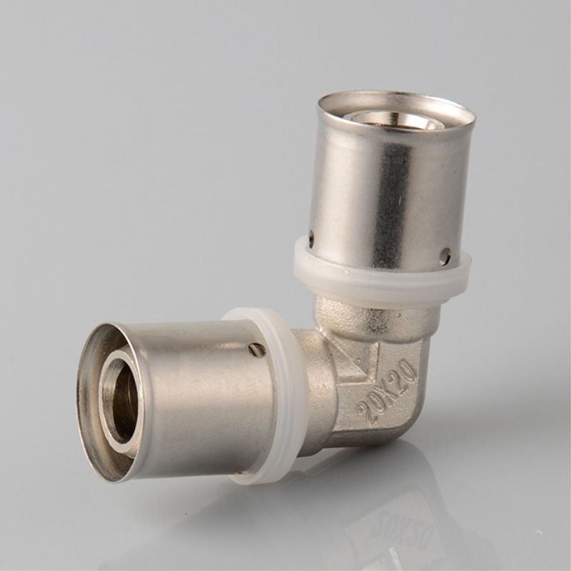 自来水管配件接头全能e家等径蓝色90°弯头 新材料不锈钢管件接头