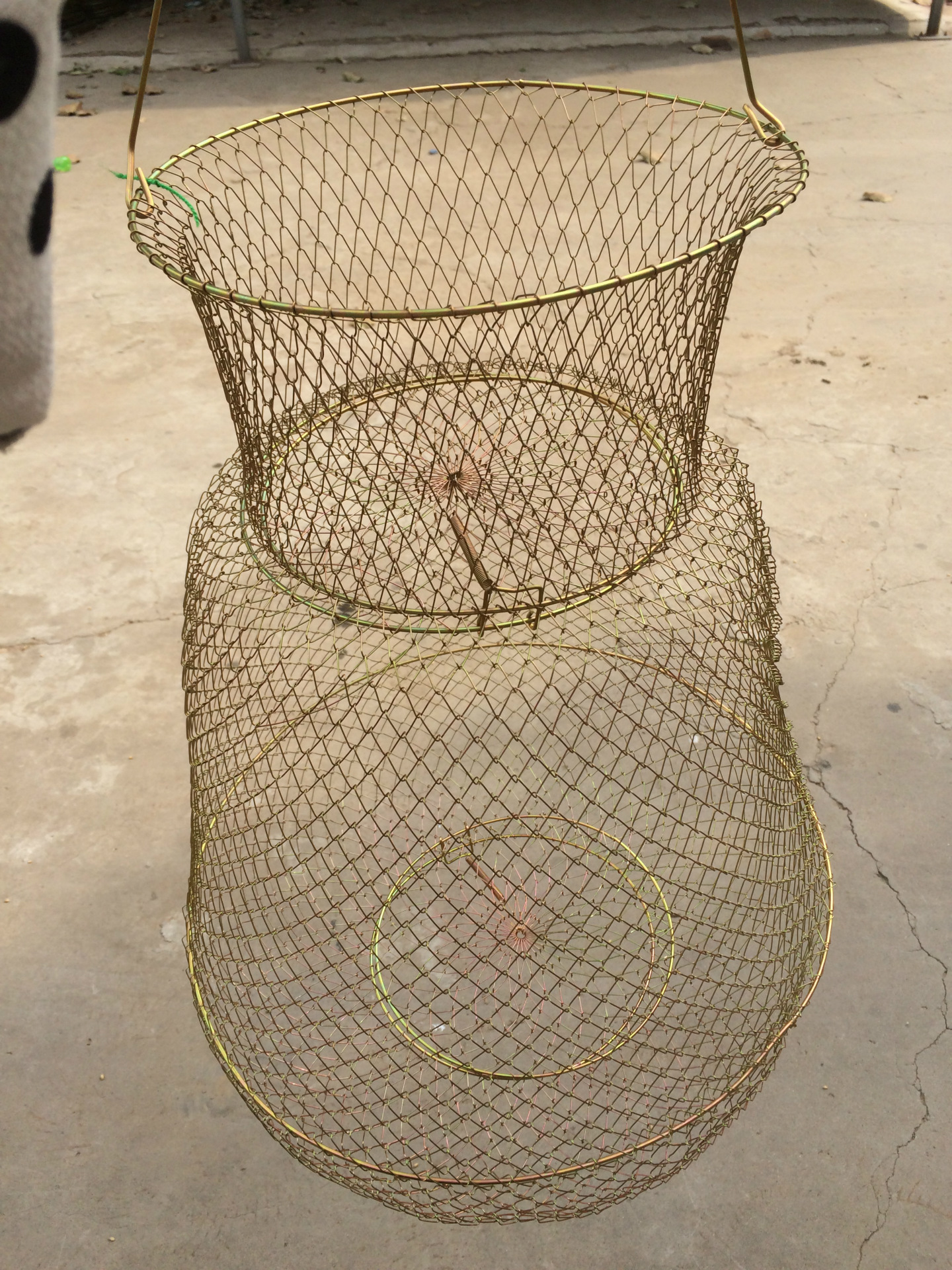 厂家直销 钢丝鱼篓 渔网 鱼护 地笼虾笼 - 运动休闲批发网