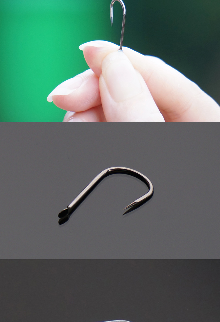 新关东鱼钩套装新关东成品无倒钩精品银灰鱼钩量大从优