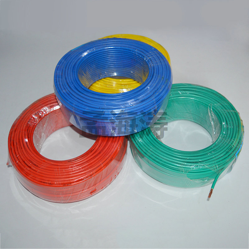 厂家批发供应 bvr6平方多股紫铜线软电线电缆 家用绝缘铜芯导线